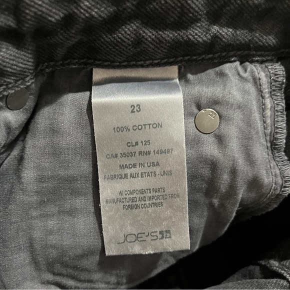 WeWoreWhat The Danielle Vintage Straight Jeans High Rise Size 23 Gray Button Fly - Picture 8 of 9